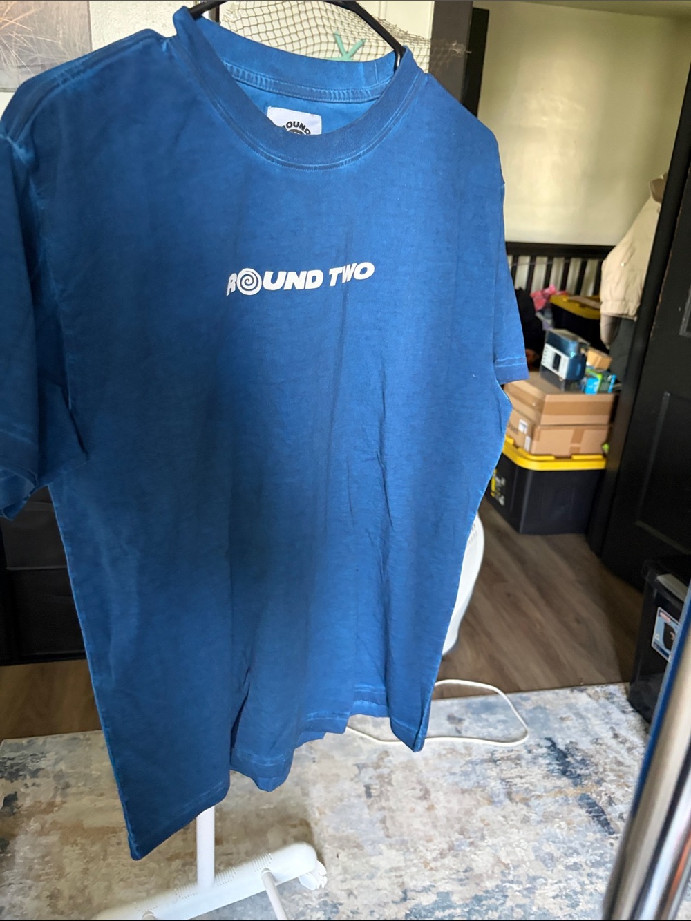 ROUND TWO Women's Short Sleeve Tee in Blue